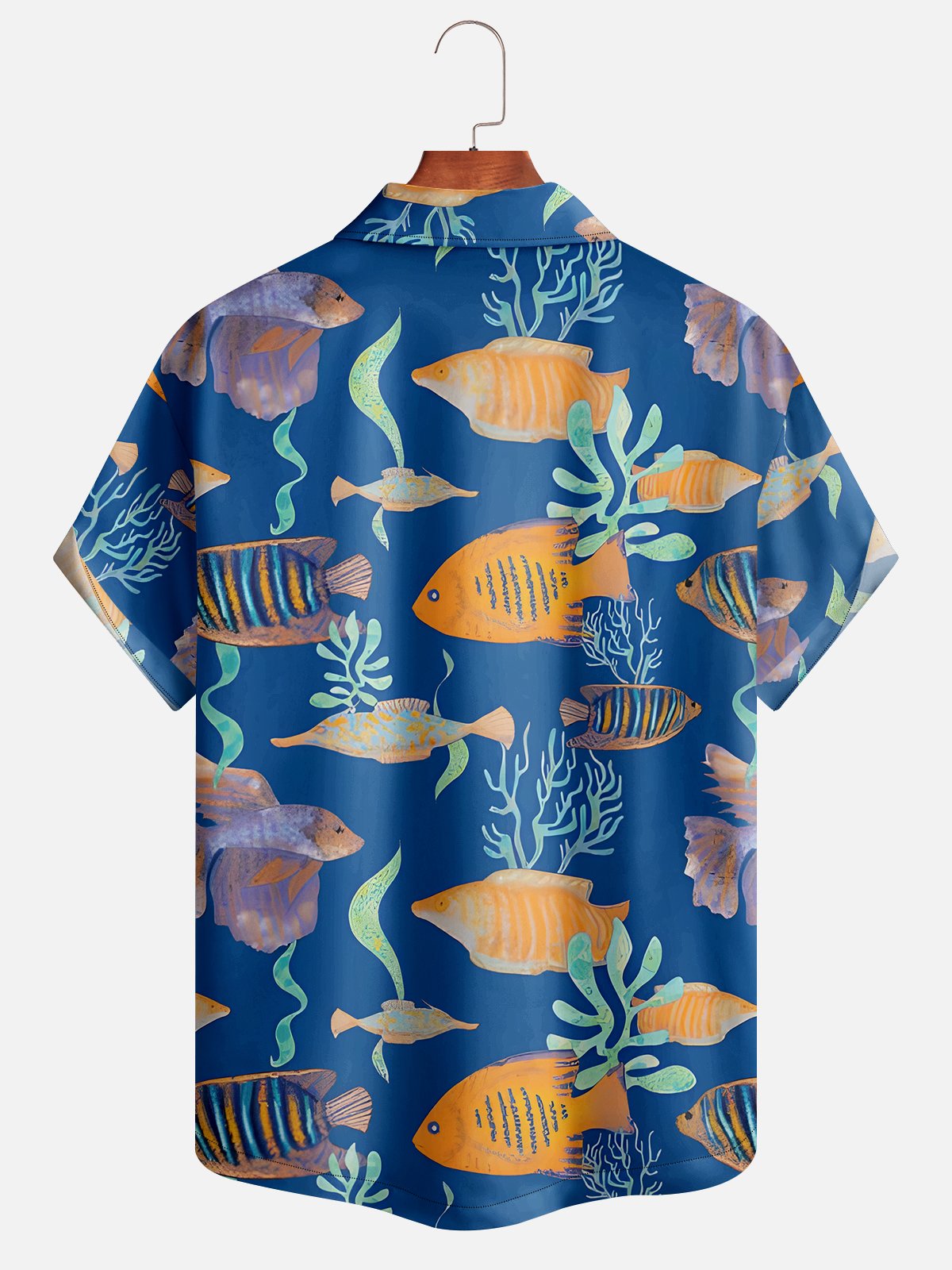 Hardaddy Moisture-wicking Marine Life Hawaiian Shirt