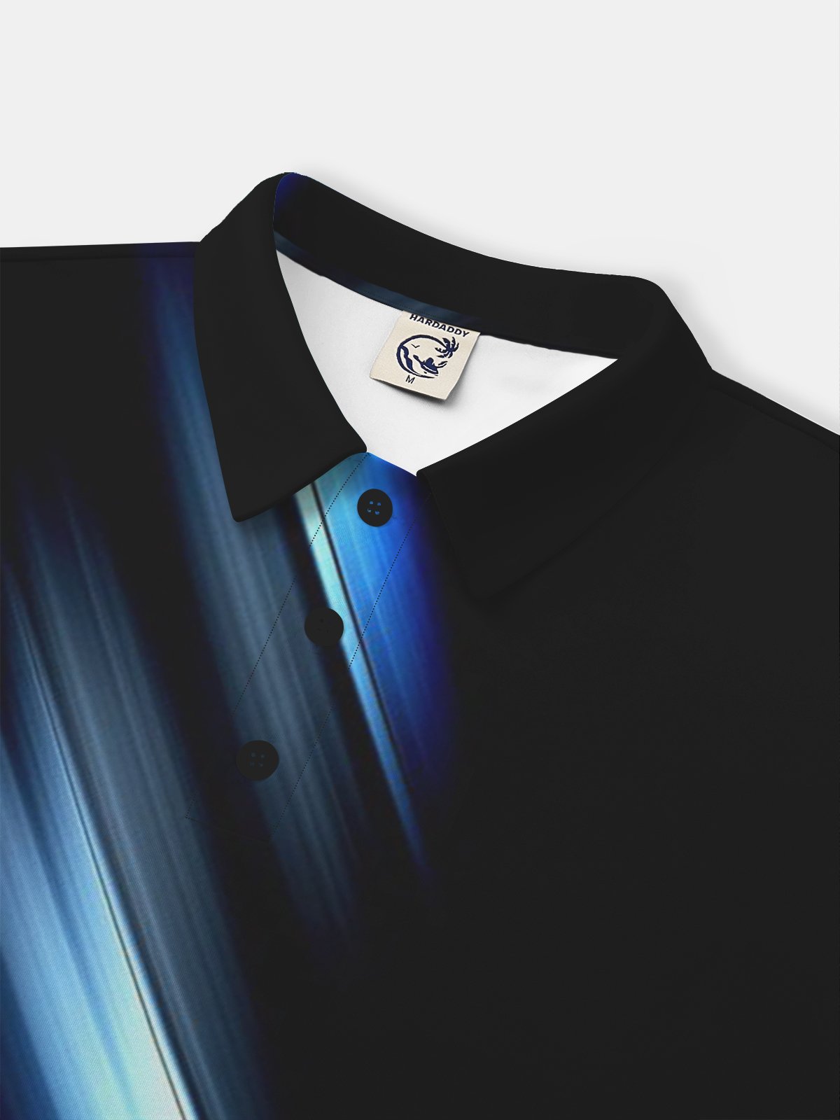 Hardaddy Moisture wicking Golf Polo 3D 3D Abstract Gradient Color Geometry