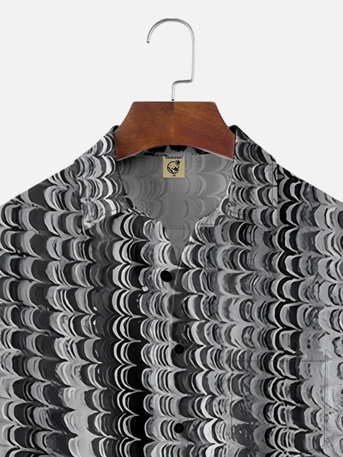 Hardaddy Moisture-wicking Abstract Art Chest Pocket Hawaiian Shirt