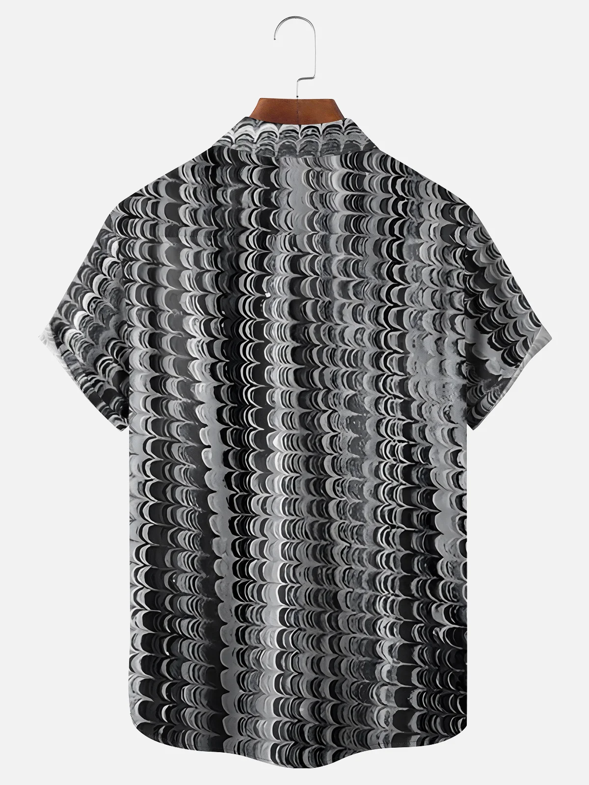 Hardaddy Moisture-wicking Abstract Art Chest Pocket Hawaiian Shirt