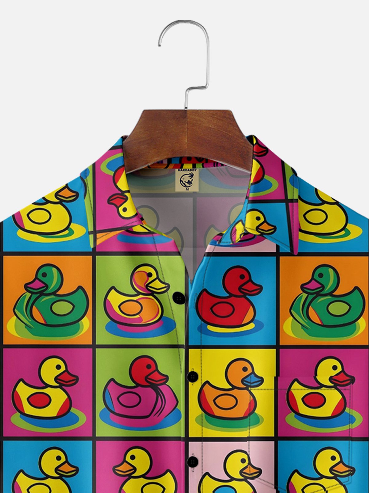 Hardaddy Moisture wicking Abstract Animal Duck Hawaiian Shirt