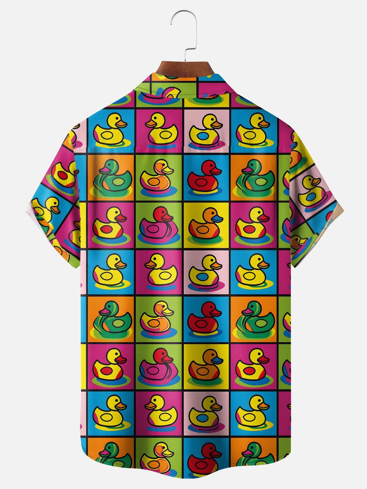 Hardaddy Moisture wicking Abstract Animal Duck Hawaiian Shirt