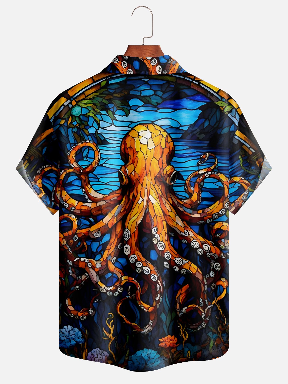 Hardaddy Moisture-wicking Octopus Hawaiian Shirt
