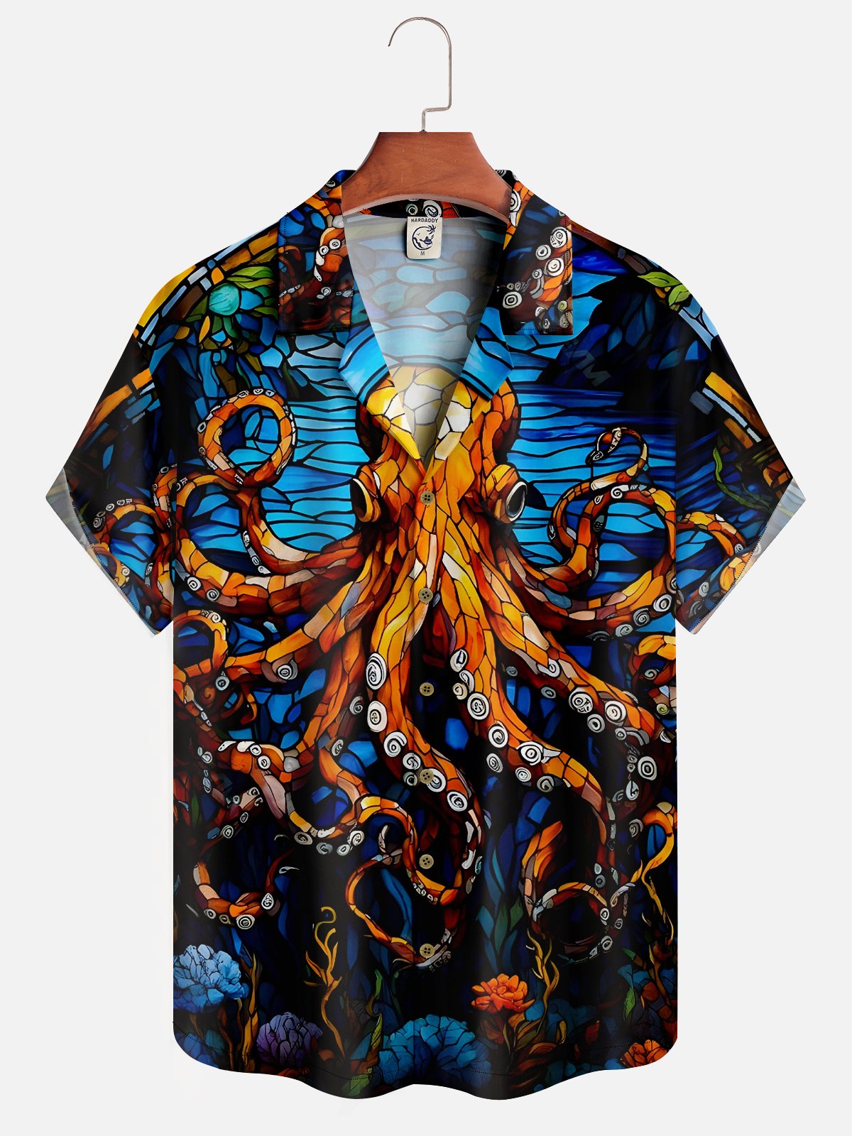 Hardaddy Moisture-wicking Octopus Hawaiian Shirt