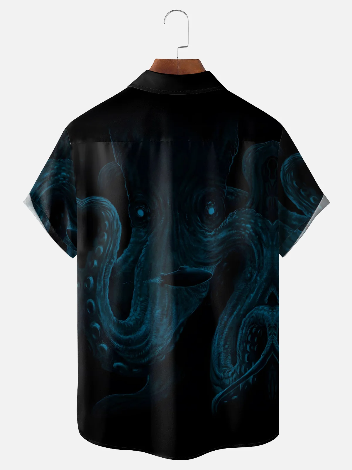 Moisture-Wicking Deep Sea Octopus Hawaiian Shirt