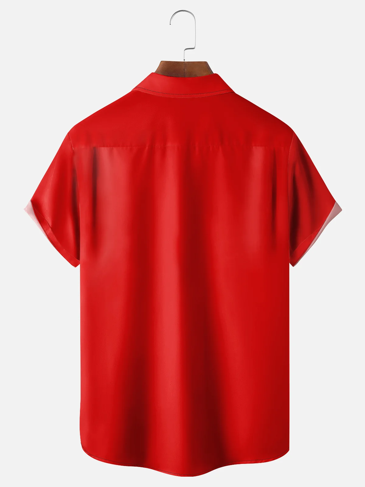 Moisture-wicking Canada Day Chest Pocket Bowling Shirt