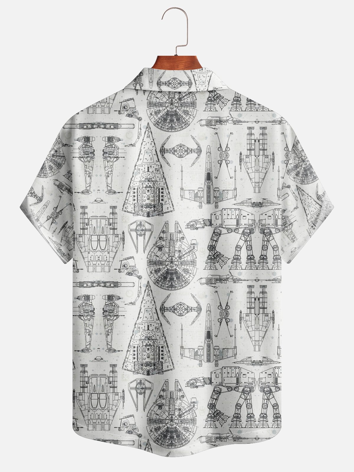 Moisture Wicking Technology Lines Short Sleeve Aloha Shirt