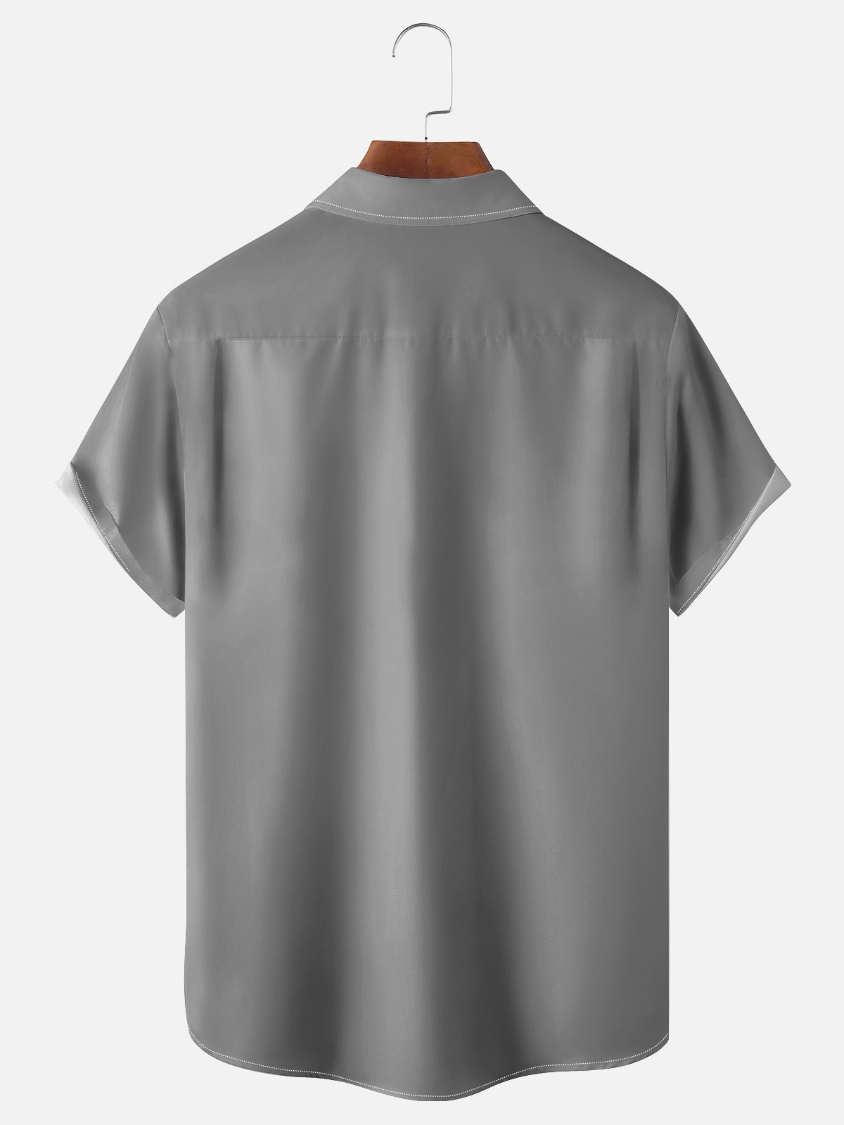 Hardaddy Poker Symbols Chest Pocket Short Sleeve Bowling Shirts