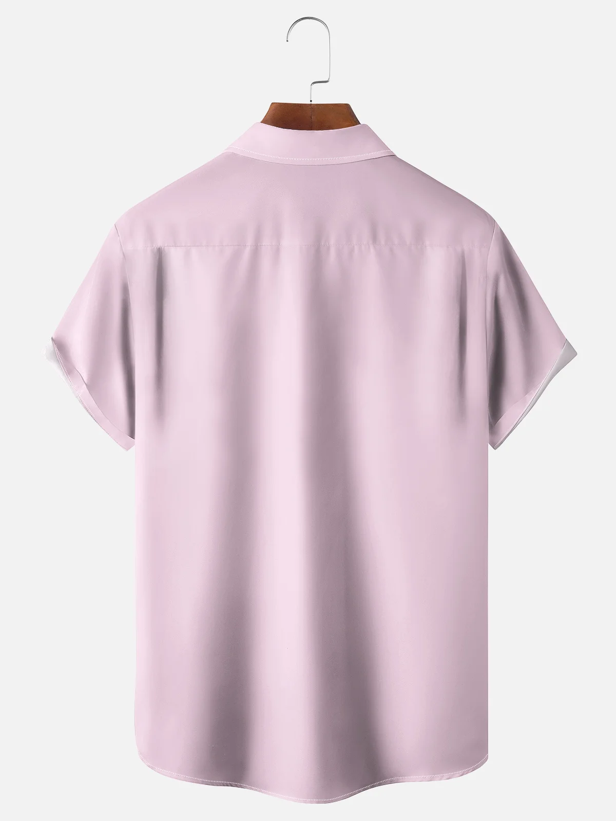 Moisture-wicking Halloween Ghost Playing Ball Chest Pocket Casual Shirt