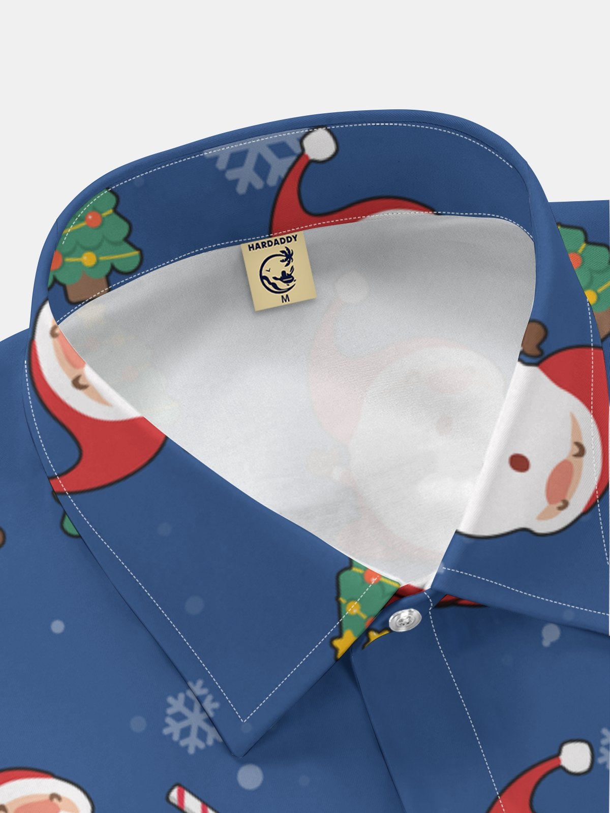 Christmas Santa Claus Regular Fit Long Sleeve Holiday Shirt