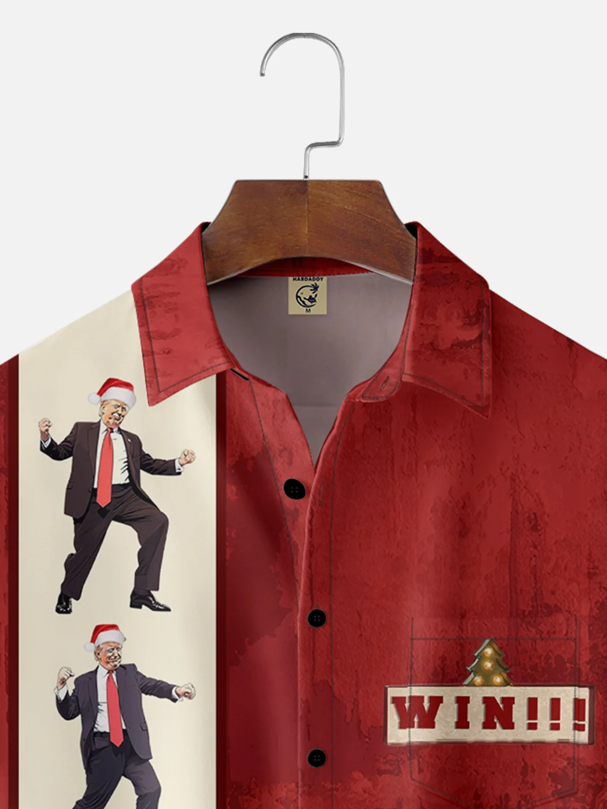 Moisture-wicking I'll Be Home For Christmas Chest Pocket Bowling Shirt
