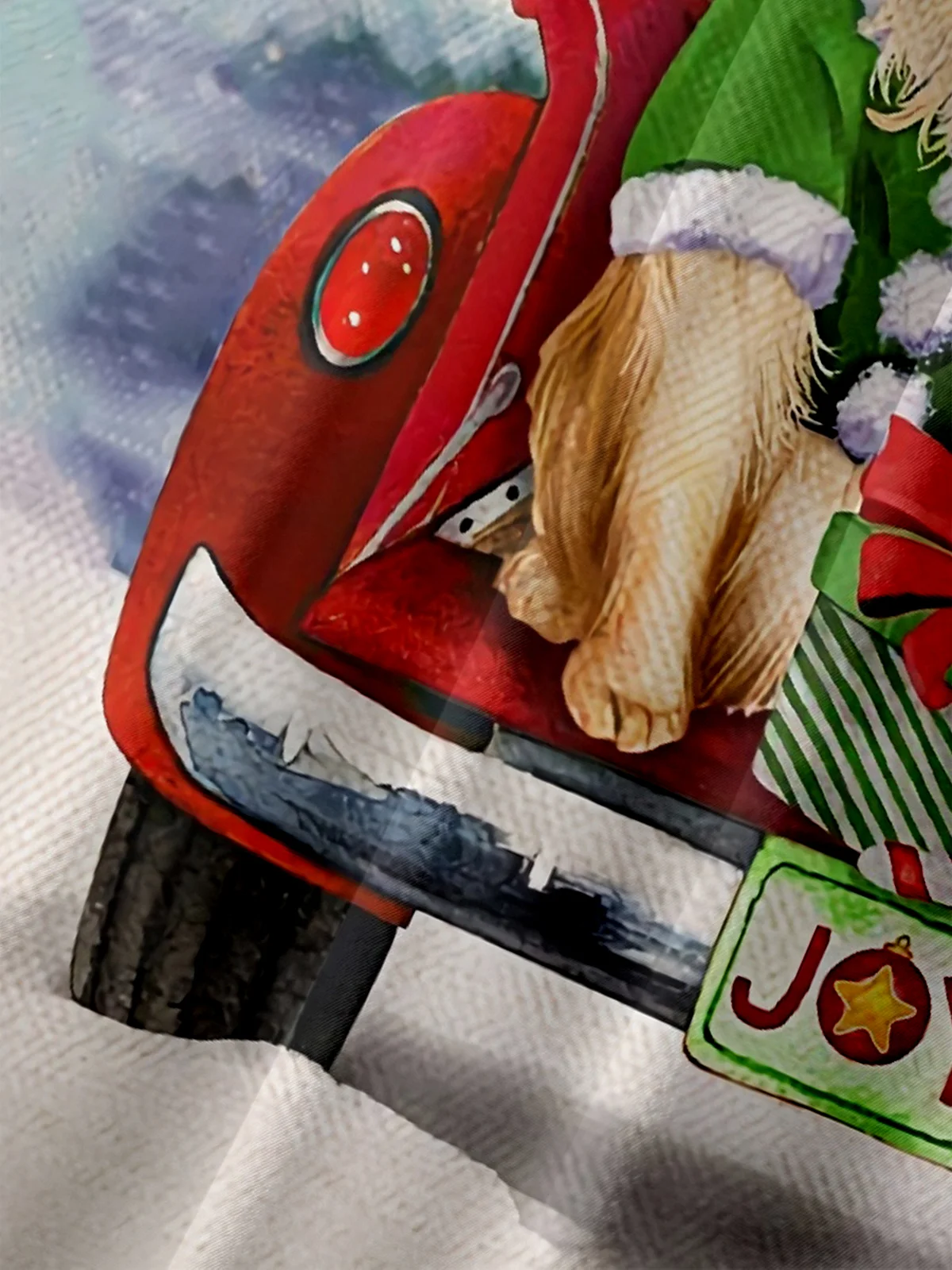 Moisture-wicking Christmas Dog Chest Pocket Holiday Shirt