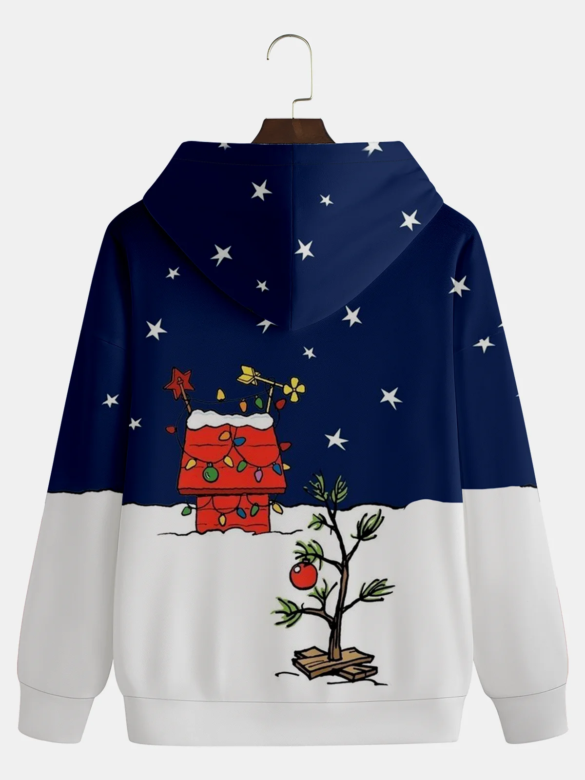 Christmas Charlie Red Doghouse Hoodie Sweatshirt