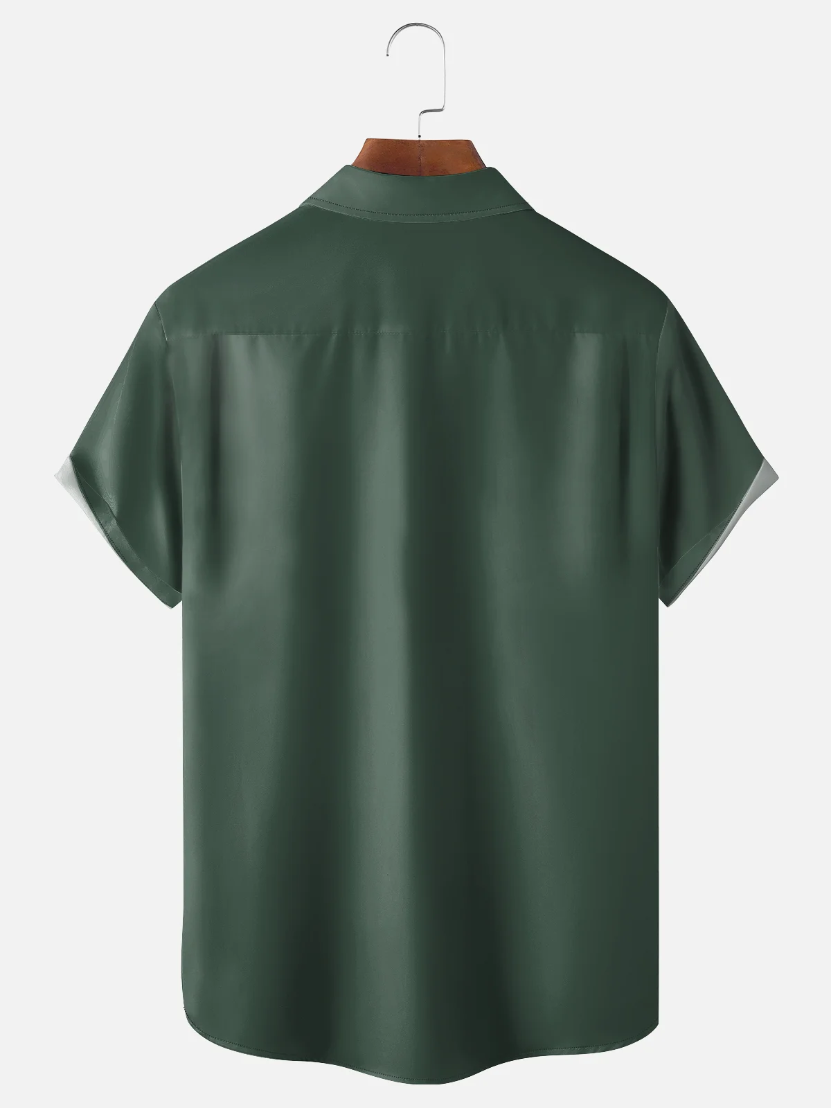 Moisture-wicking Breathable Bamboo Chest Pocket Bowling Shirt