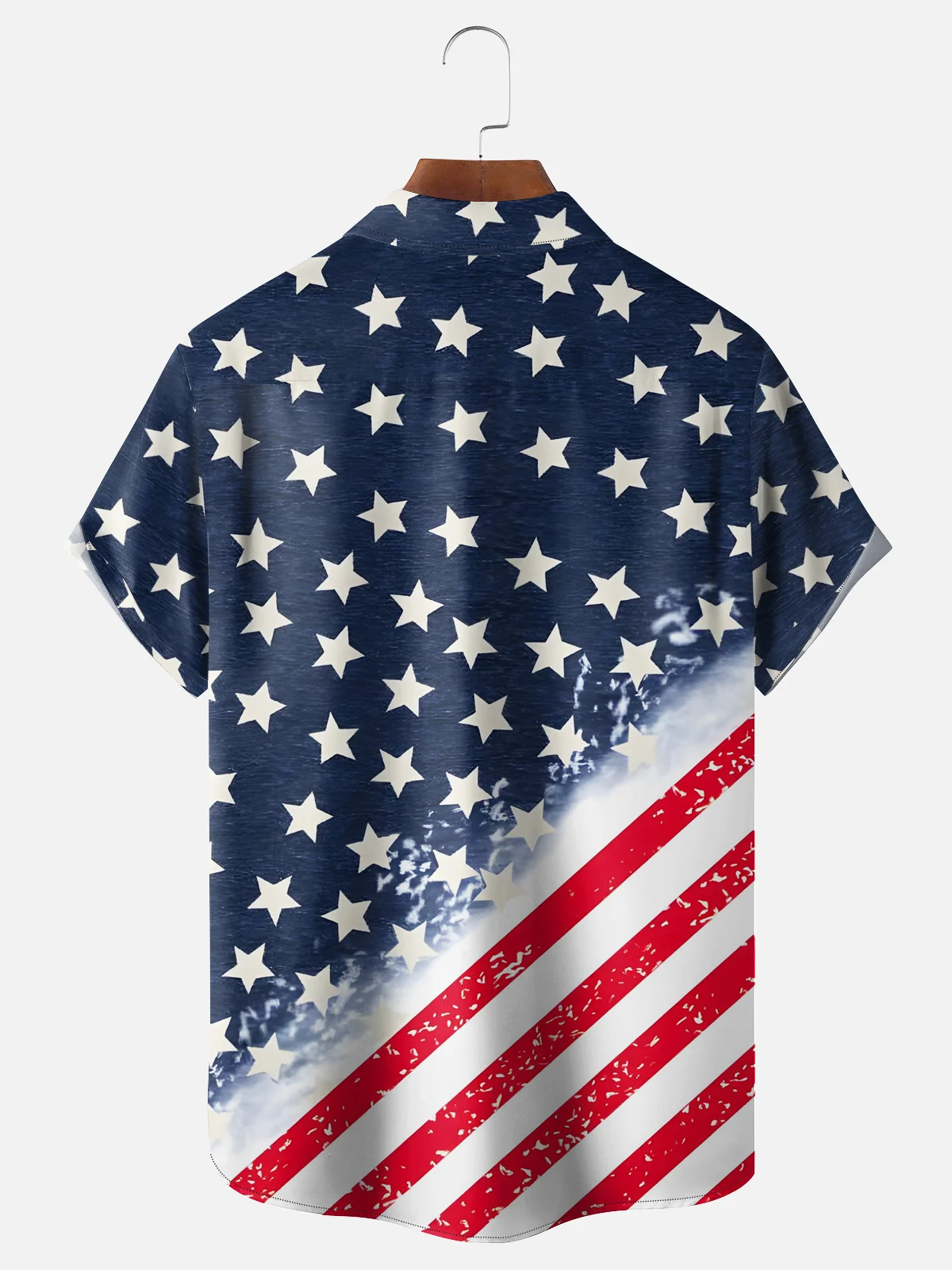 Moisture-wicking Superman Trump Make America Great Again Chest Pocket Casual Shirt