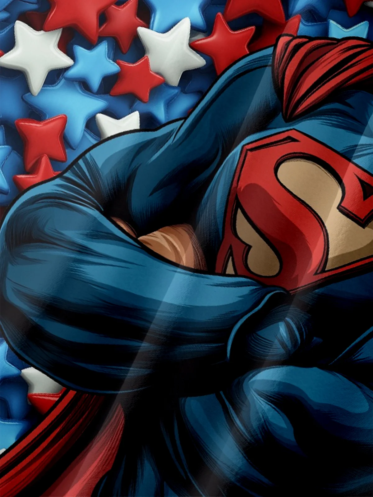 Moisture-wicking Superman Trump Keep America Great Chest Pocket Casual Shirt