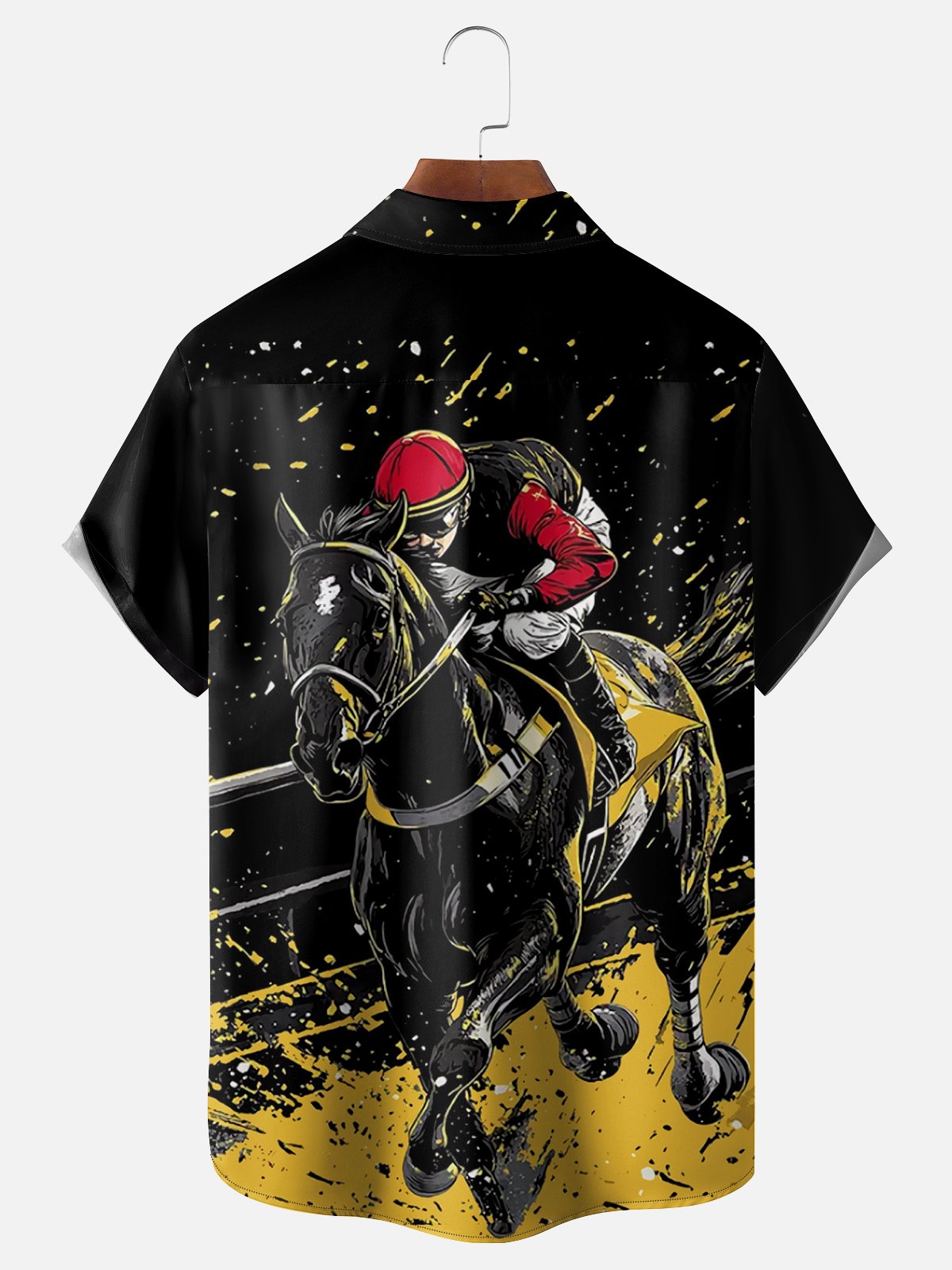 Moisture Wicking Jockey Chest Pocket Hawaiian Shirt