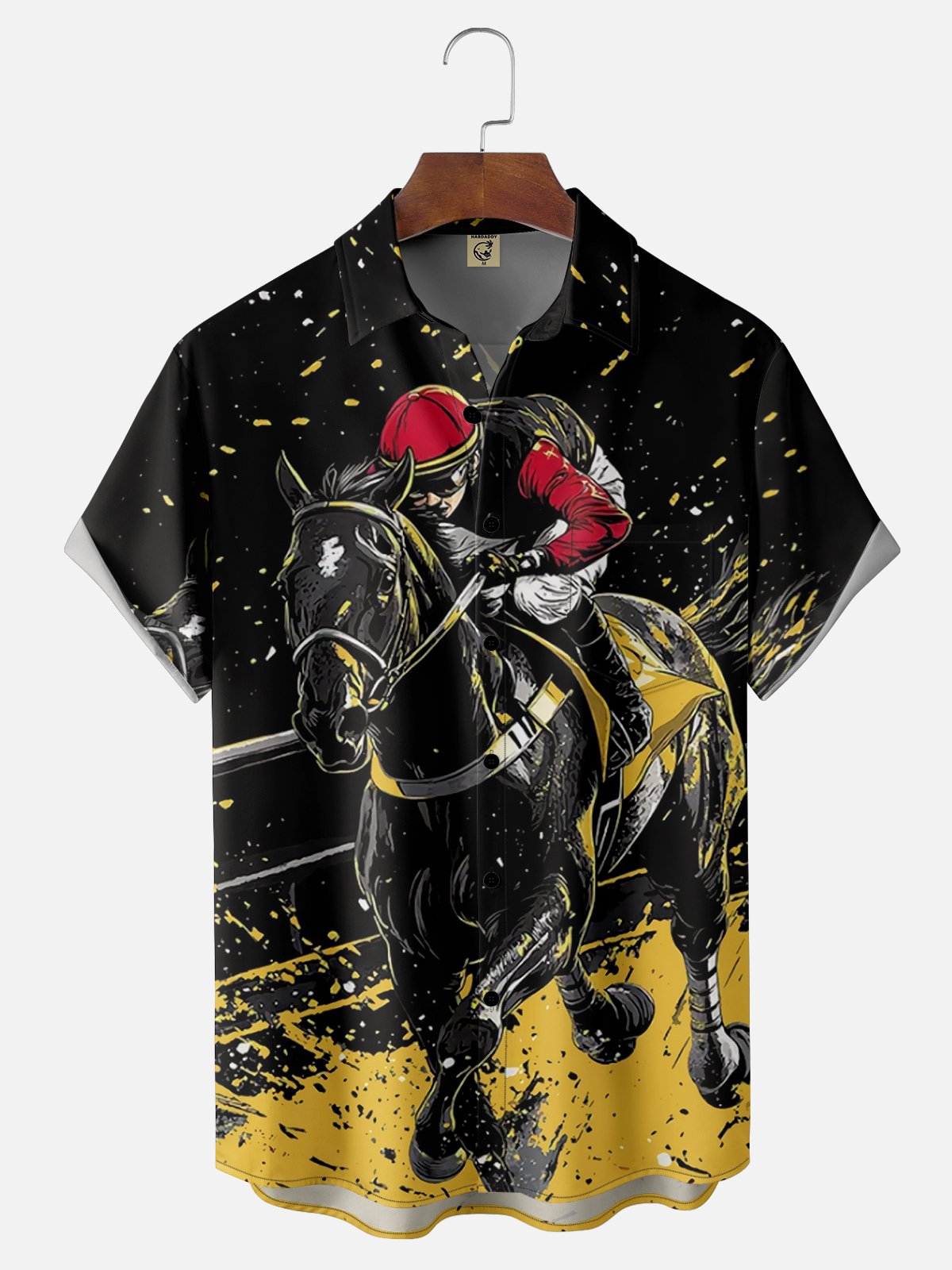 Moisture Wicking Jockey Chest Pocket Hawaiian Shirt