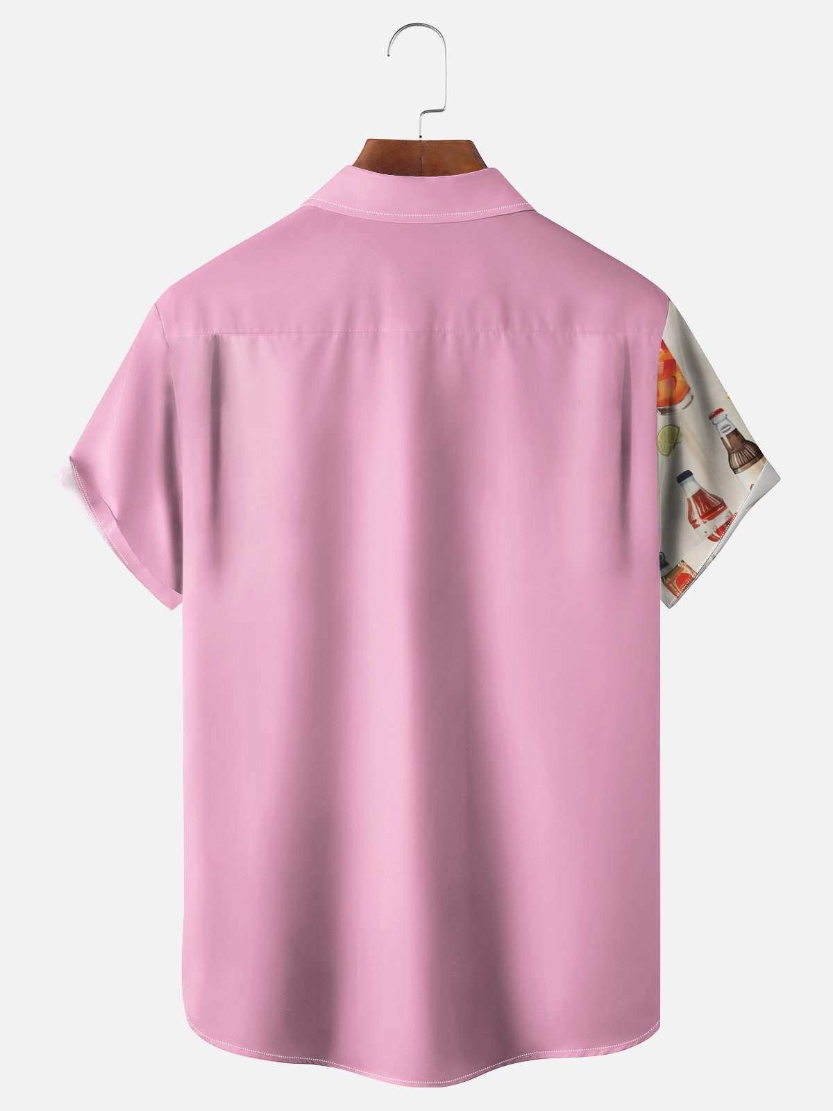 Moisture-wicking Cocktail Lobster Dream Avant-garde Chest Pocket Bowling Shirt