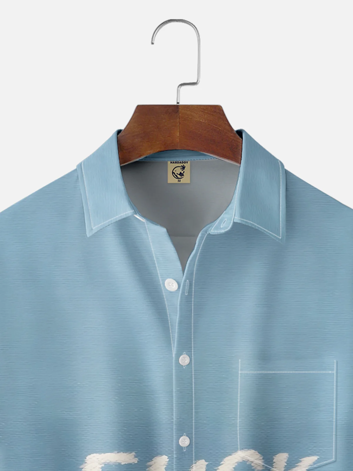 Moisture-wicking Fun and Avant-garde Cat Art "Polite Greetings" Chest Pocket Casual Shirt
