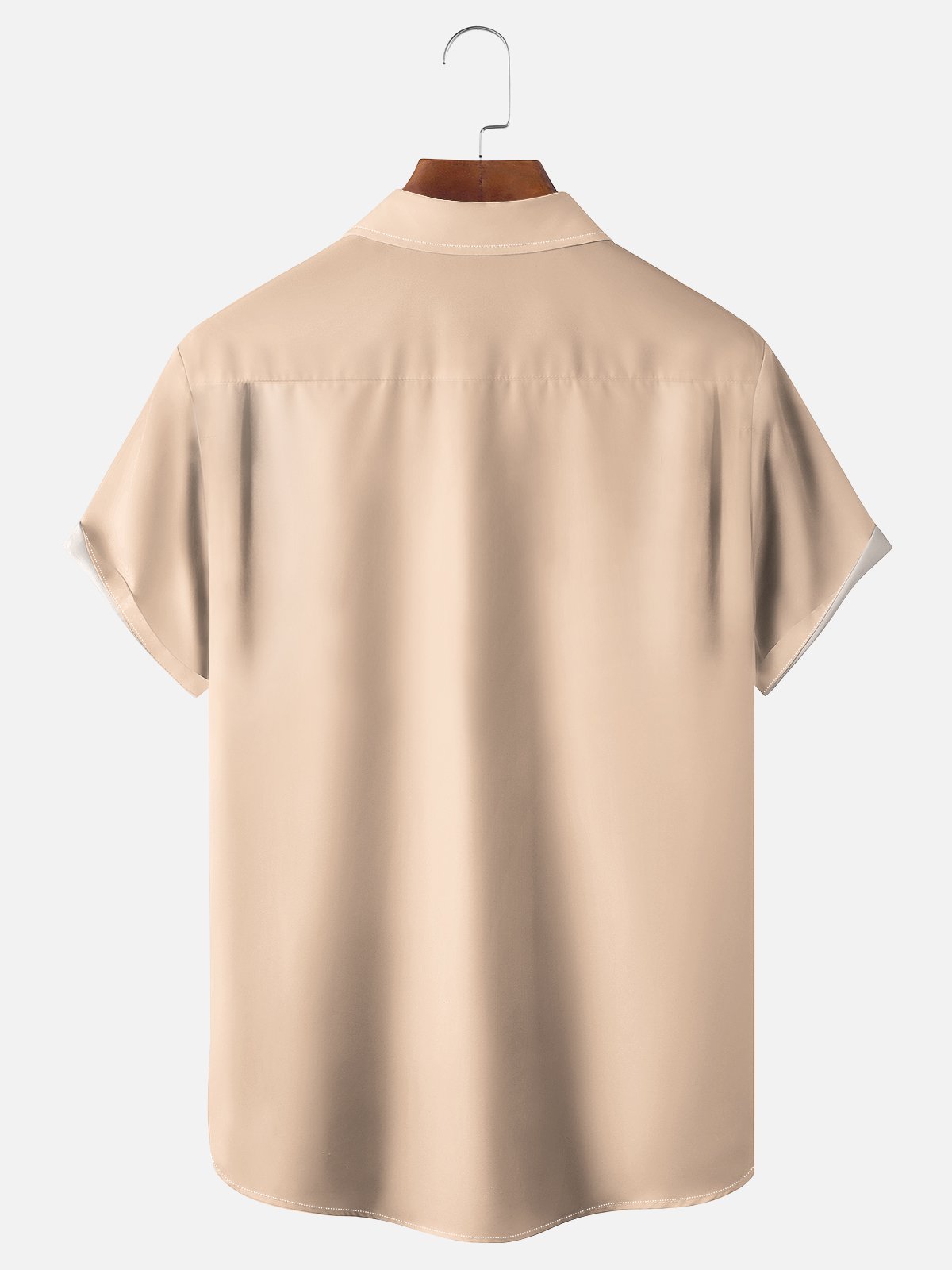 Moisture-wicking Wild Cowboy Art Passion Chest Pocket Bowling Shirt