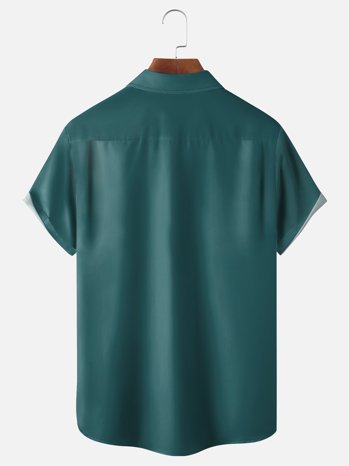 Moisture-wicking Sunflower Starry Night Chest Pocket Bowling Shirt