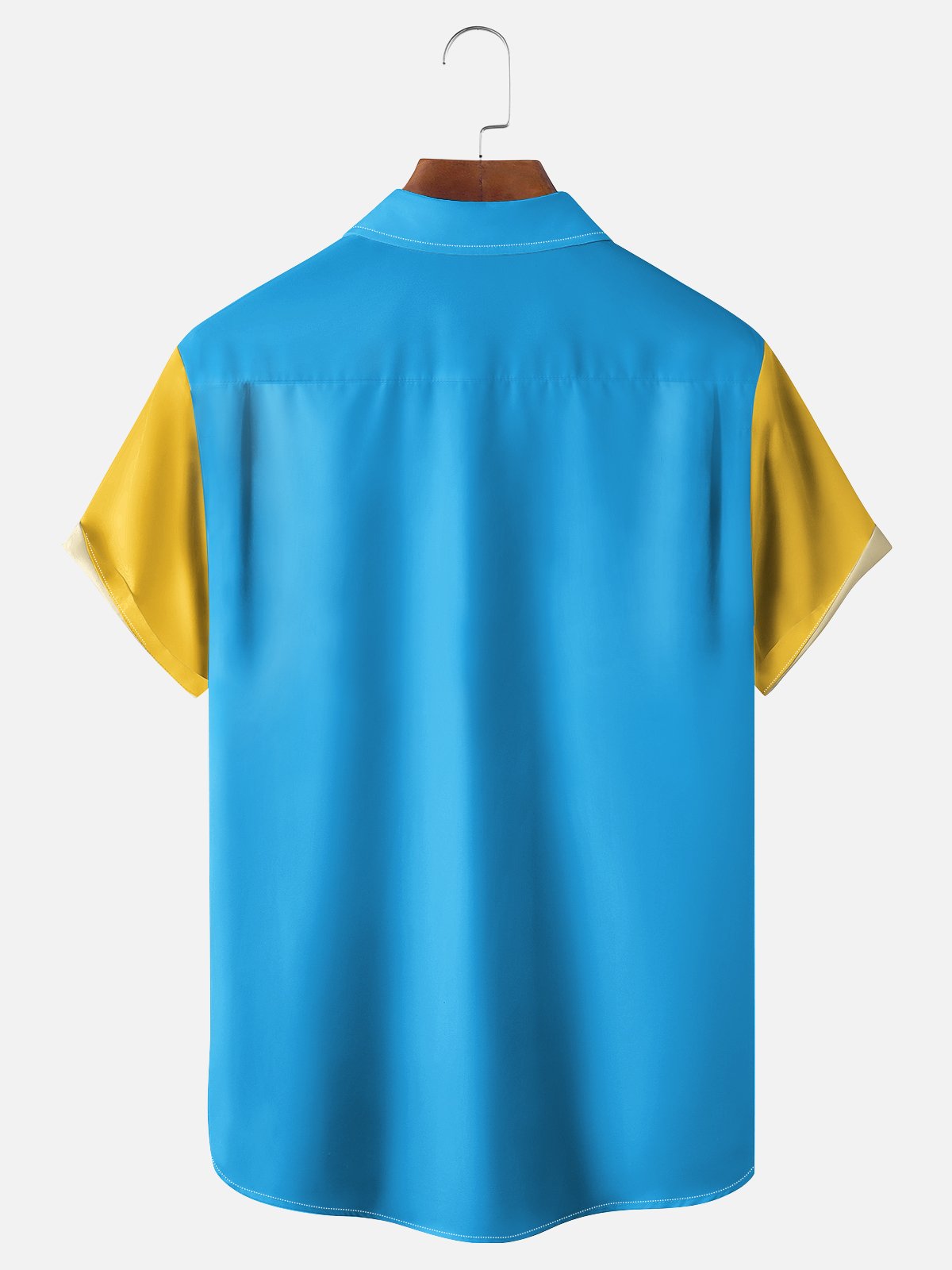 Moisture-wicking Seuss Art Illustration Young Chest Pocket Bowling Shirt