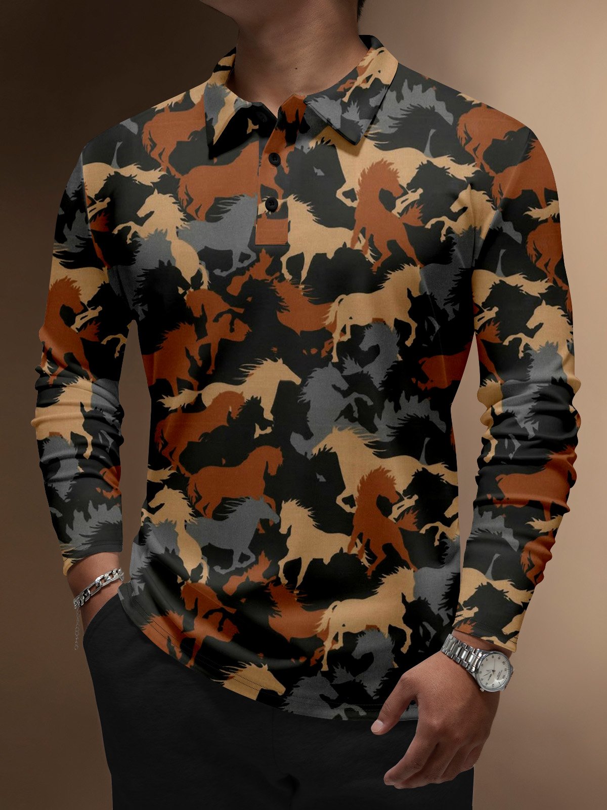 Moisture Wicking Sports Horse Racing Golf Polo