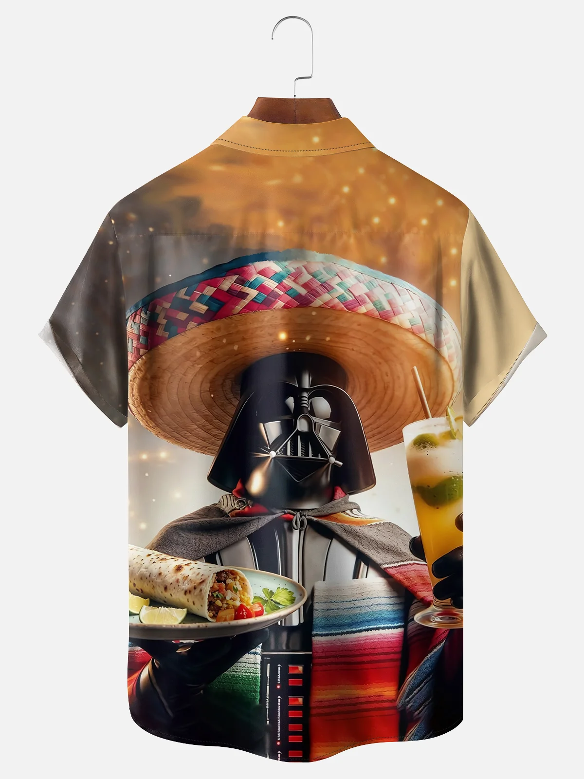 Moisture-wicking Planet Warriors Love TACO Mexico Cinco de Mayo Chest Pocket Casual Shirt