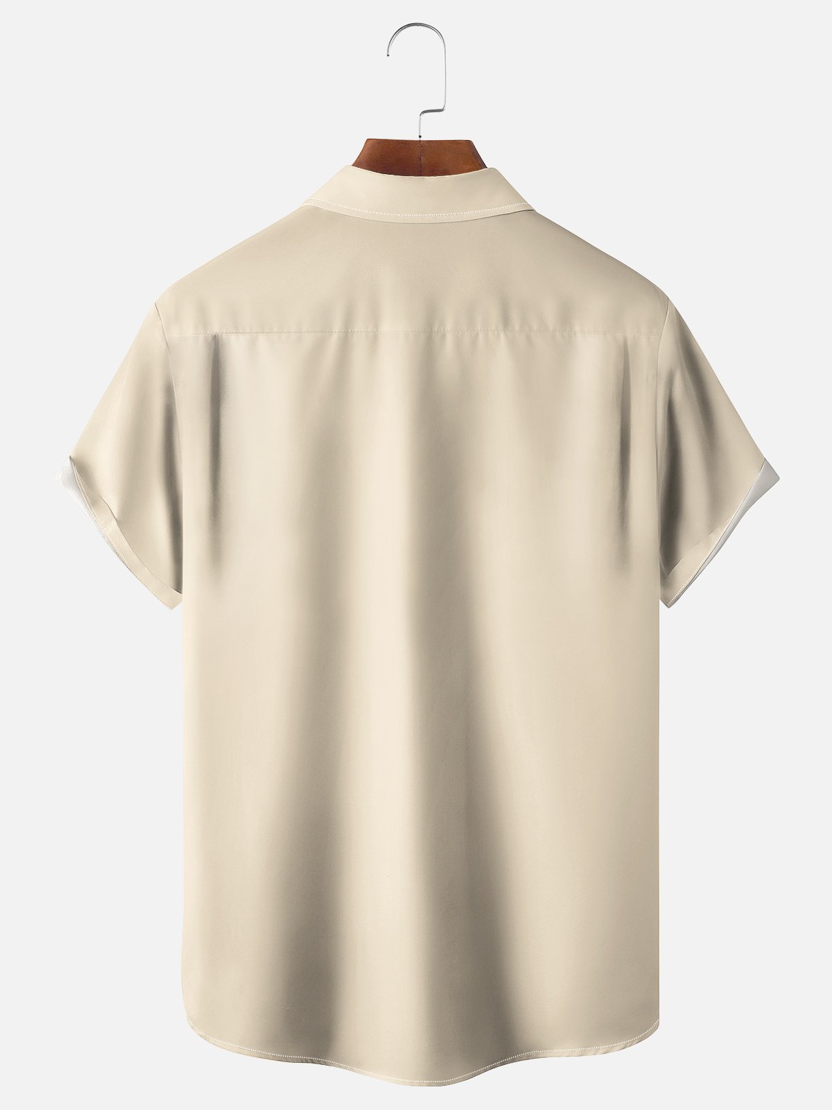 Moisture-wicking Delicious Beer Art Illustration Chest Pocket Bowling Shirt
