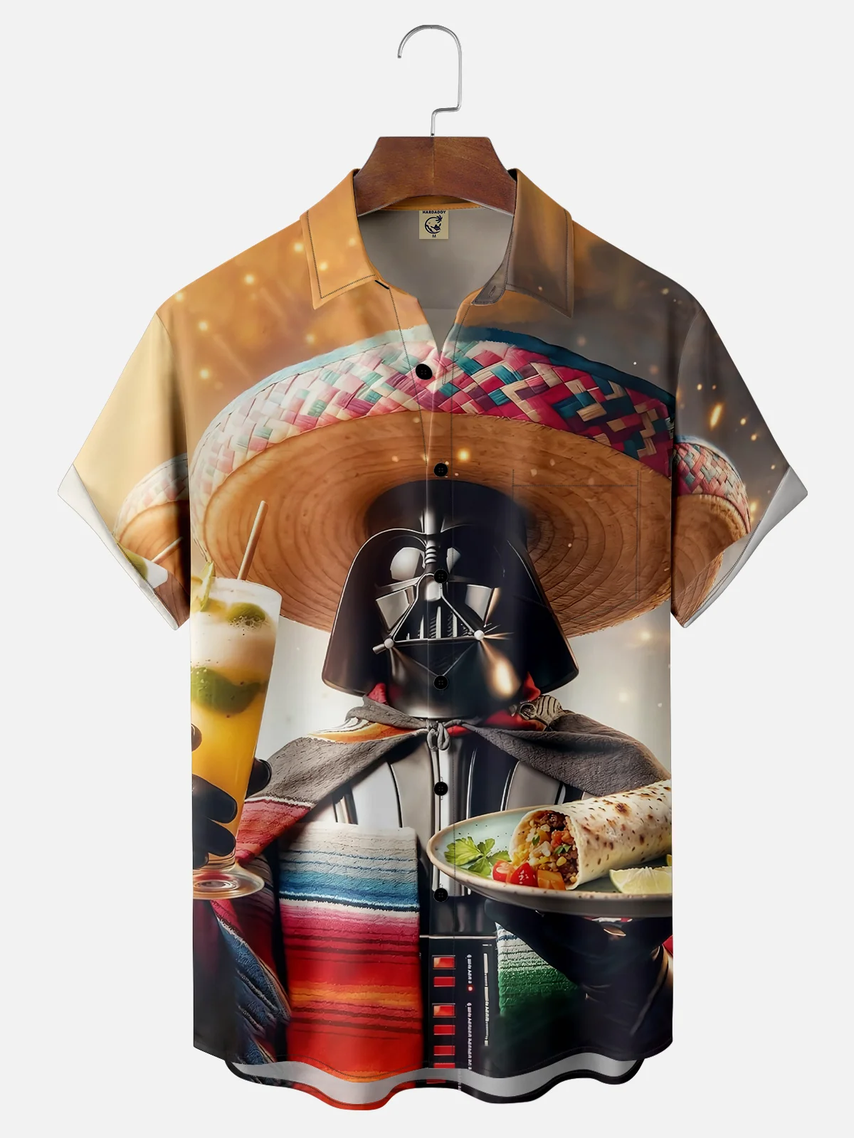 Moisture-wicking Planet Warriors Love TACO Mexico Cinco de Mayo Chest Pocket Casual Shirt
