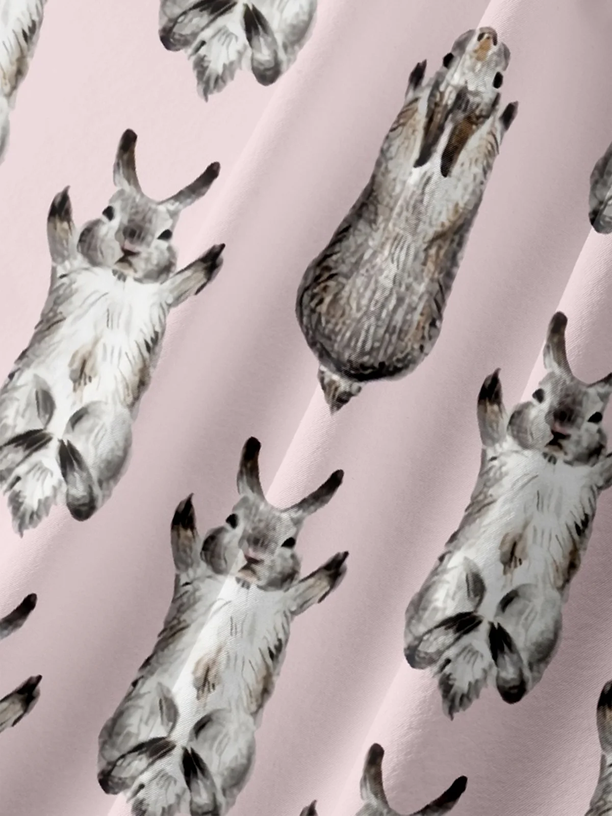 Moisture-wicking Easter Bunny Funny Chest Pocket Casual Shirt