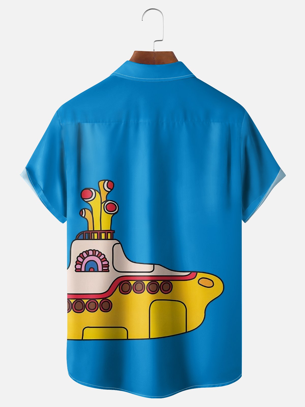 Moisture-wicking Music Band Chest Pocket Casual Shirt