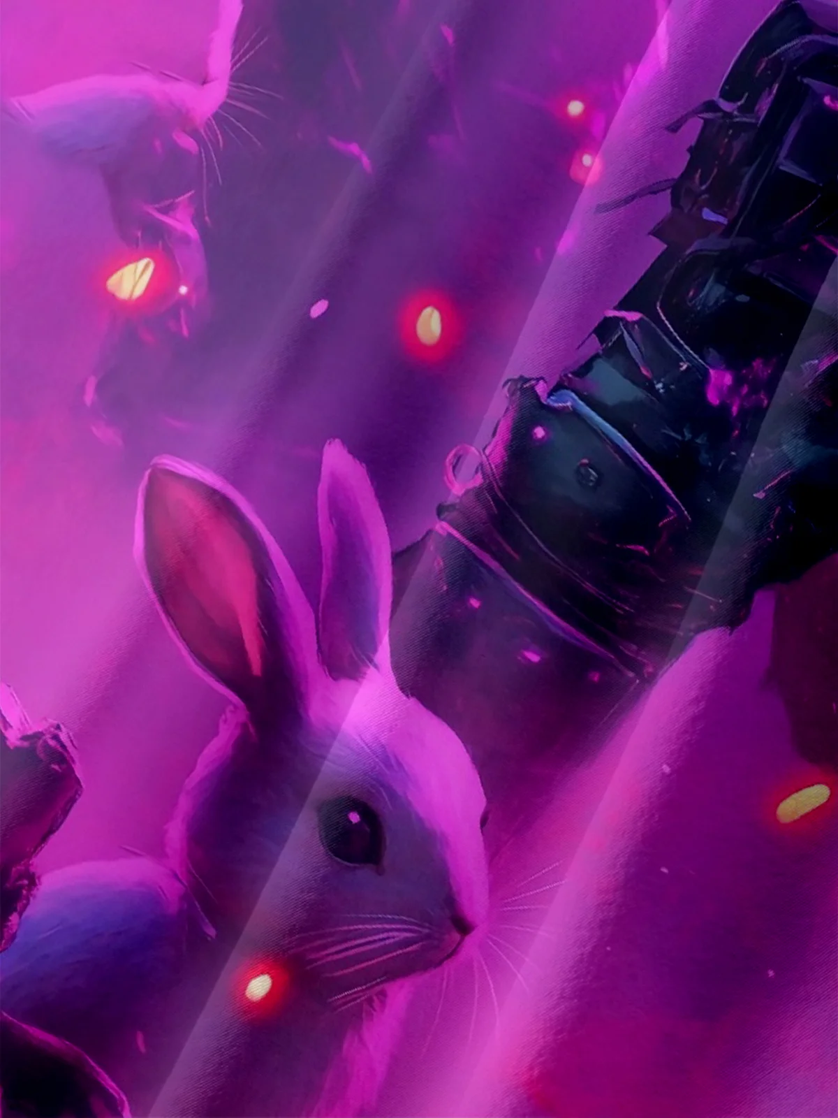 Moisture Wicking Easter Bunny Star Wars Chest Pocket Hawaiian Shirt