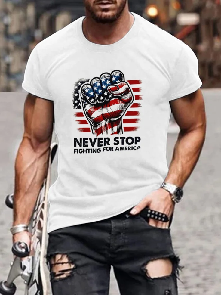 Memorial Day Never Stop Fighting For America T-shirt