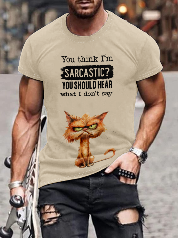 Sarcastic Cat T-shirt