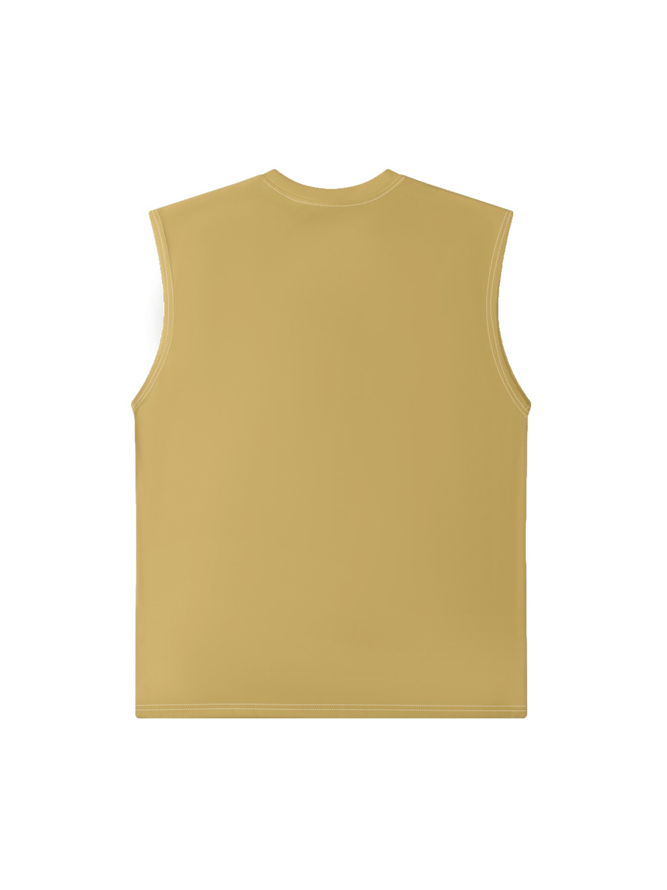Mens Crewneck Tank Tops Burger Beach Sleeveless Shirt