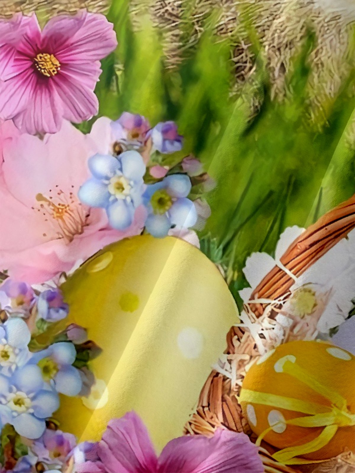 Moisture-wicking Easter Bunny Egg Chest Pocket Casual Shirt