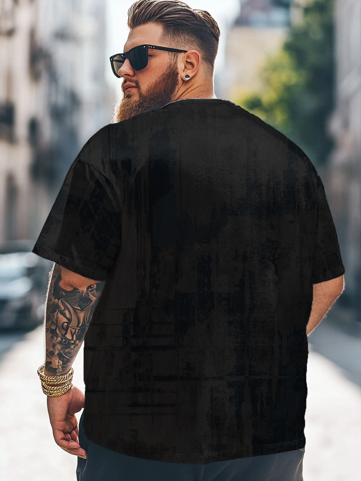 Big Size Men's It's 5 O'clock Loose T-shirt