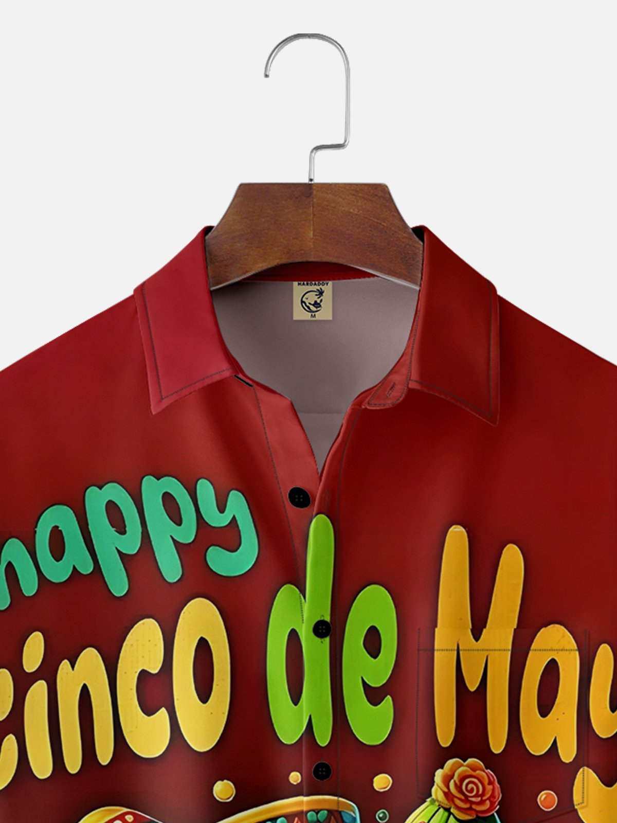 Moisture Wicking Cinco De Mayo Chest Pocket Hawaiian Shirts
