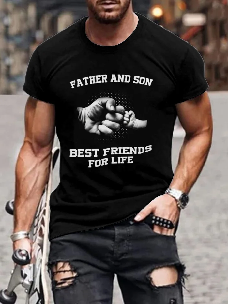 Father‘s Day Dad Son Best Friends For Life T-shirt