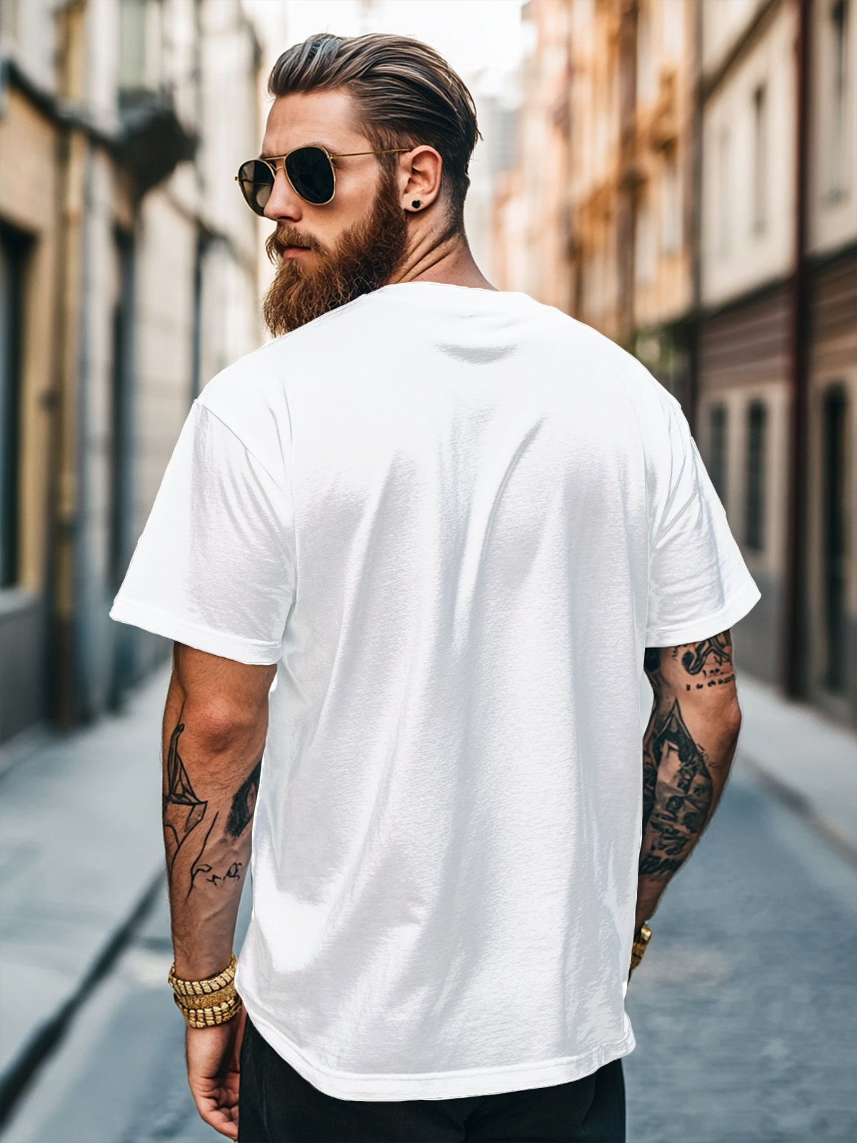 Men's Funny Goose Slogan Fitted T-shirts