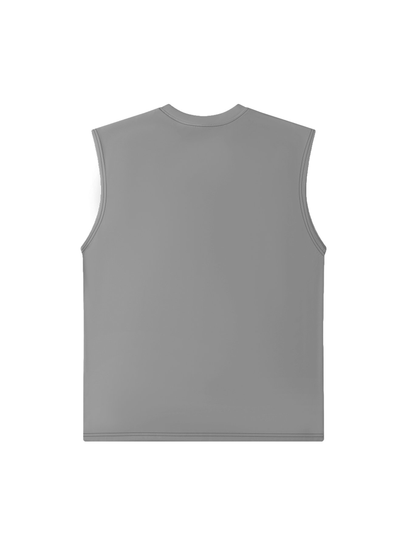 Mens Crewneck Tank Tops Rabbit Beach Sleeveless Shirt