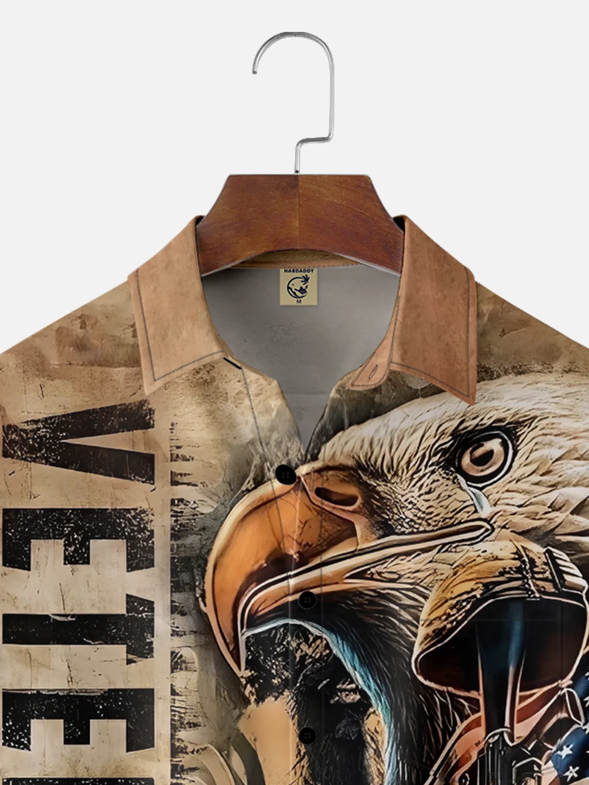 Moisture-wicking Memorial Day American Flag Chest Pocket Casual Shirt