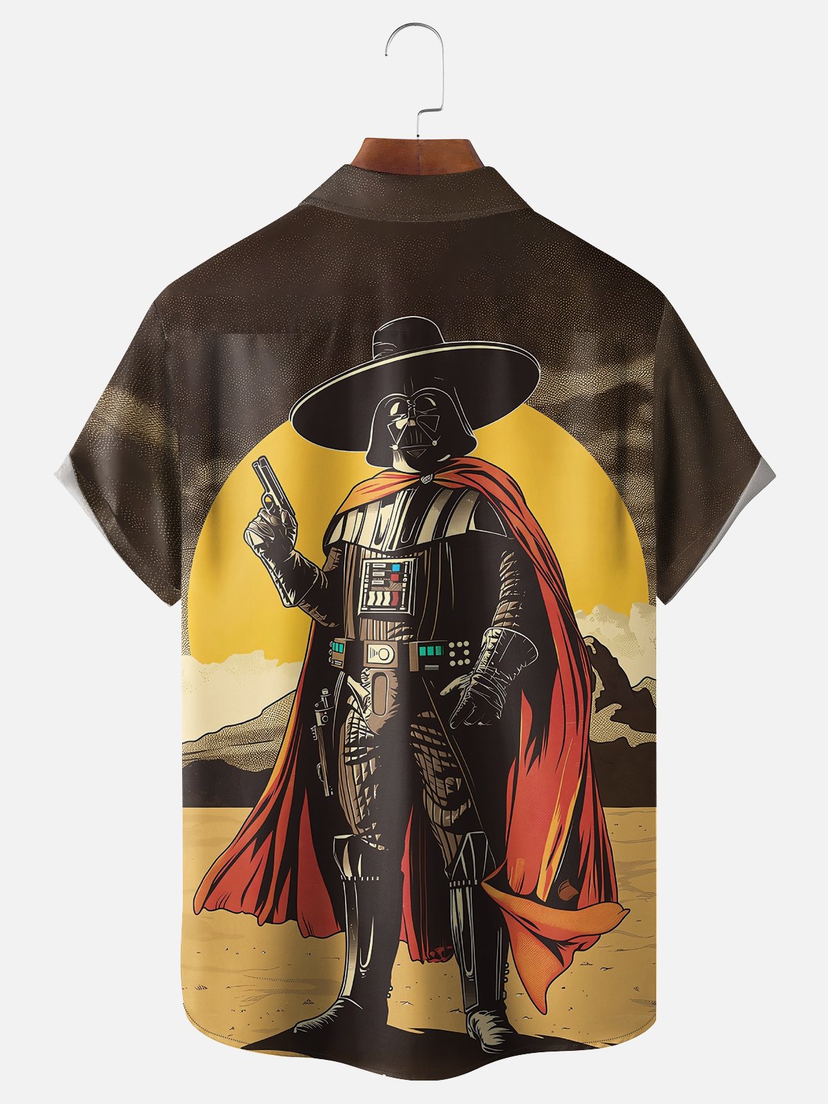 Moisture-wicking Mexican Fun Star Wars Cinco de Mayo Chest Pocket Casual Shirt