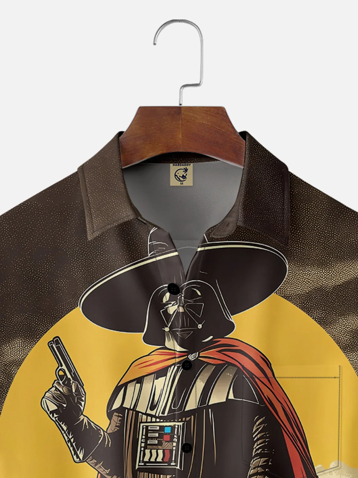 Moisture-wicking Mexican Fun Star Wars Cinco de Mayo Chest Pocket Casual Shirt