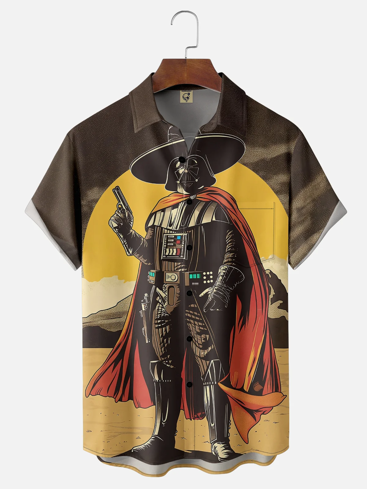 Moisture-wicking Mexican Fun Star Wars Cinco de Mayo Chest Pocket Casual Shirt