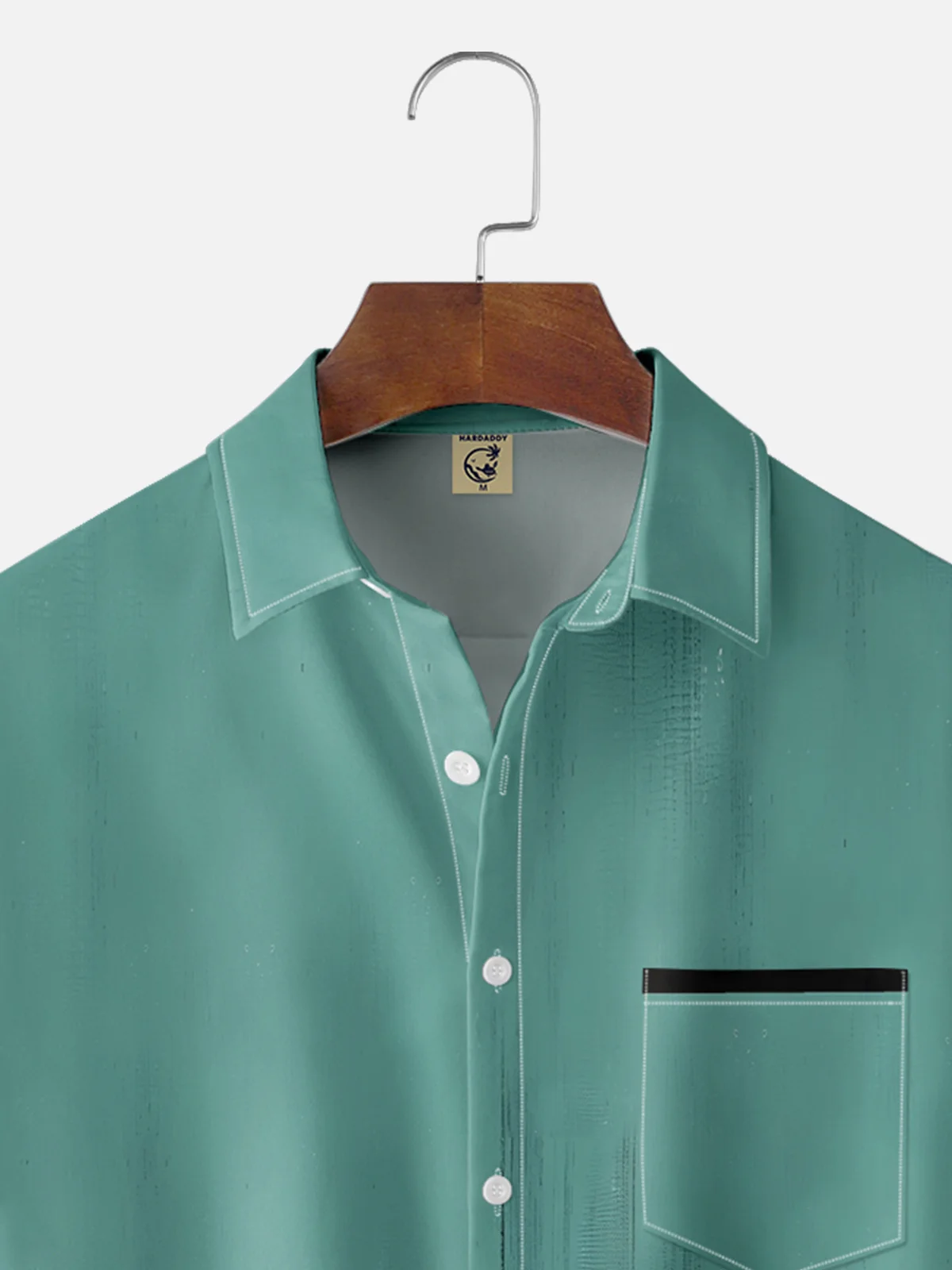 Moisture-wicking Black Cat Chest Pocket Casual Shirt