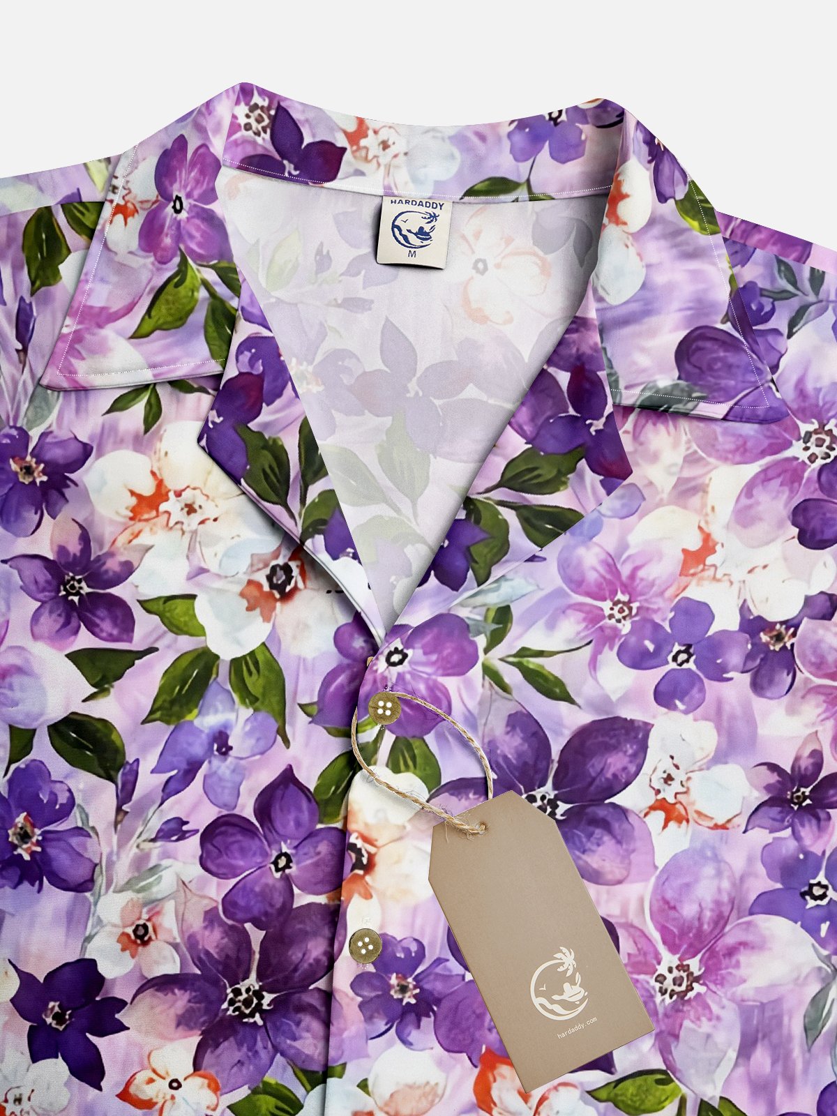 Moisture-wicking Floral Aloha Shirt