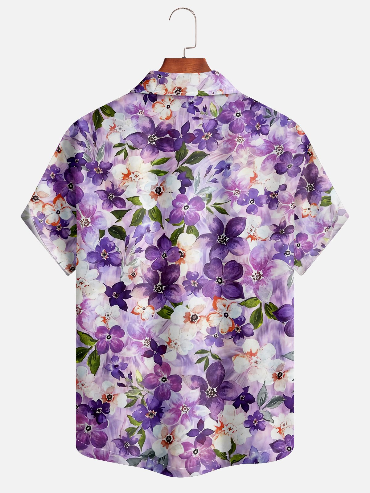 Moisture-wicking Floral Aloha Shirt